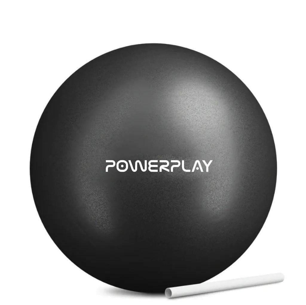 Мяч для пилатеса/йоги и реабилитации PowerPlay PP_4415 Body Shape Ball 22 см Черный (3021471160)