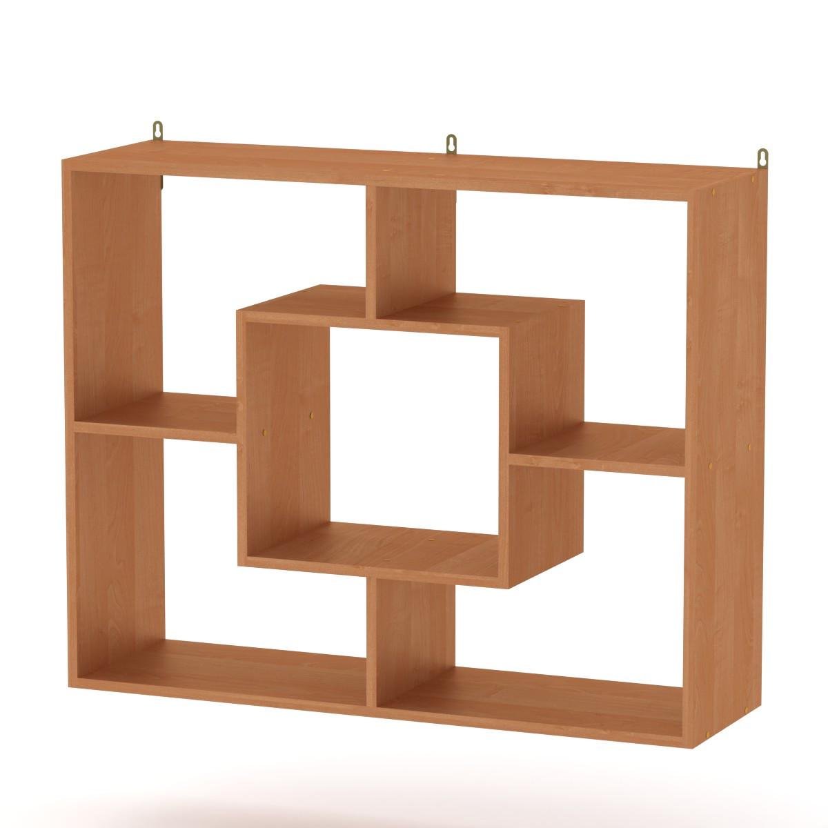 Полка навесная открытая Компаніт П-7 100х80х30 см Ольха (10931562)