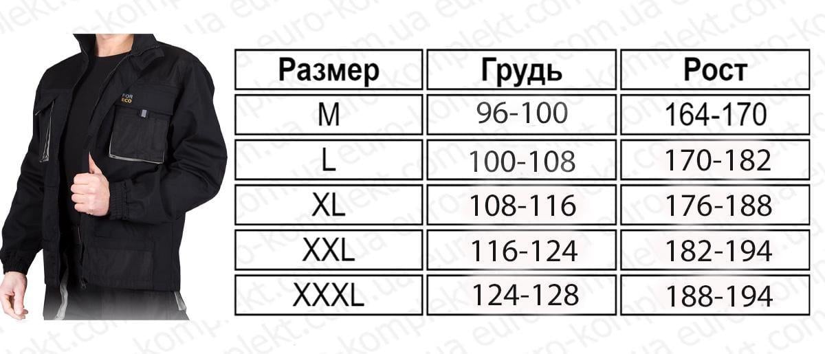 Куртка рабочая FORECO-J BJS M - фото 2 Куртка рабочая FORECO-J BJS M - фото 2