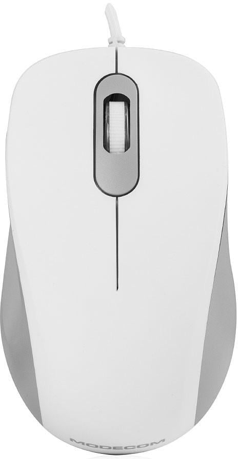 Комп'ютерна мишка Modecom MC-M10S 3 кнопки 1000 dpi Silent Білий (36260549)