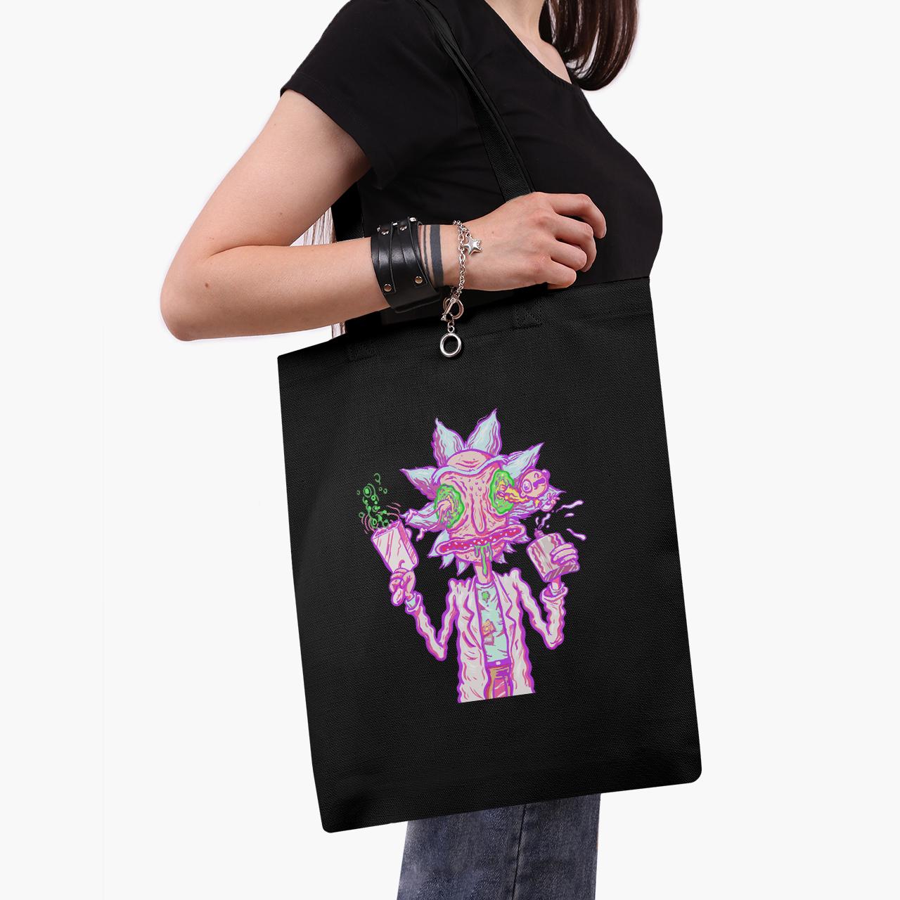 Эко сумка шоппер Rick Sanchez Rick and Morty 41x35 см Черный (9227-2944-BK)
