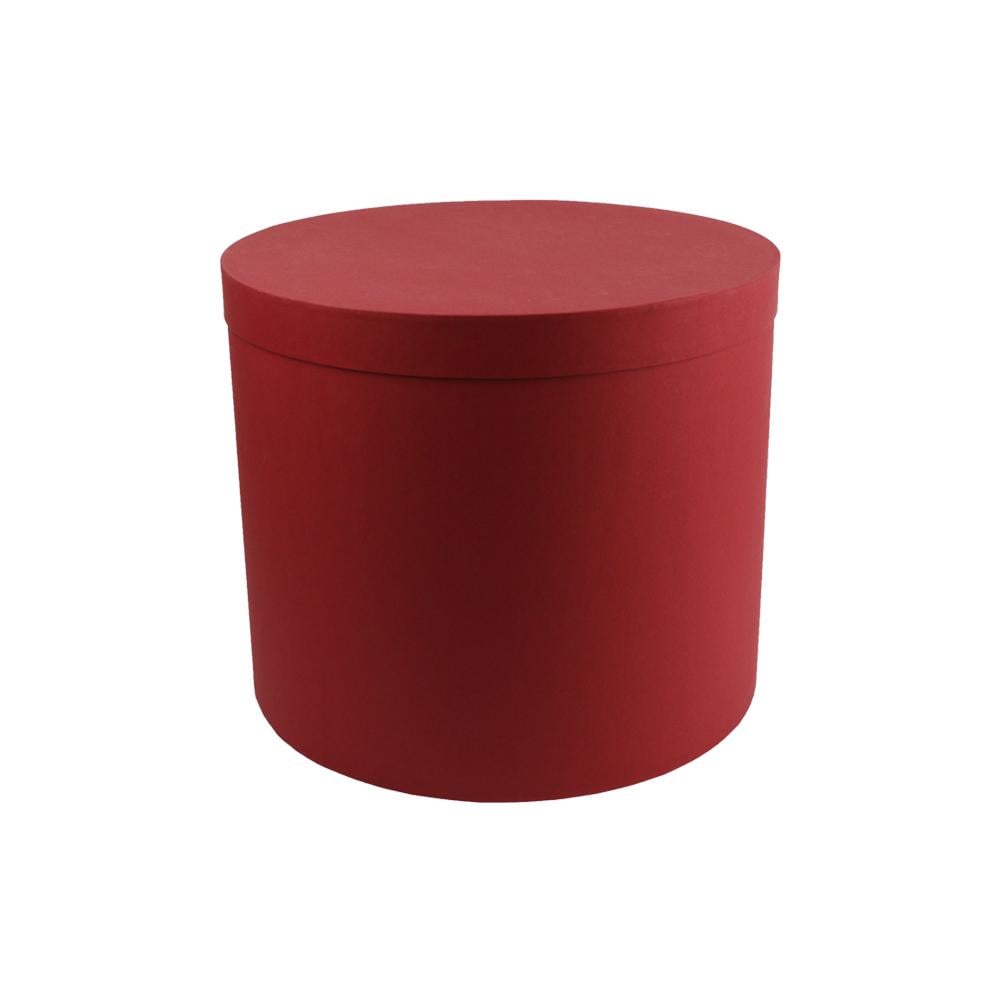 Коробка Perfectbox цилиндрическая матовая 30х35 см Бордовый (303515)