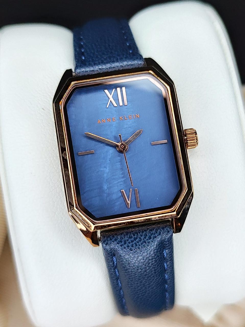 Наручные часы женские Anne Klein AK/3874RGNV Розовое золото/Синий