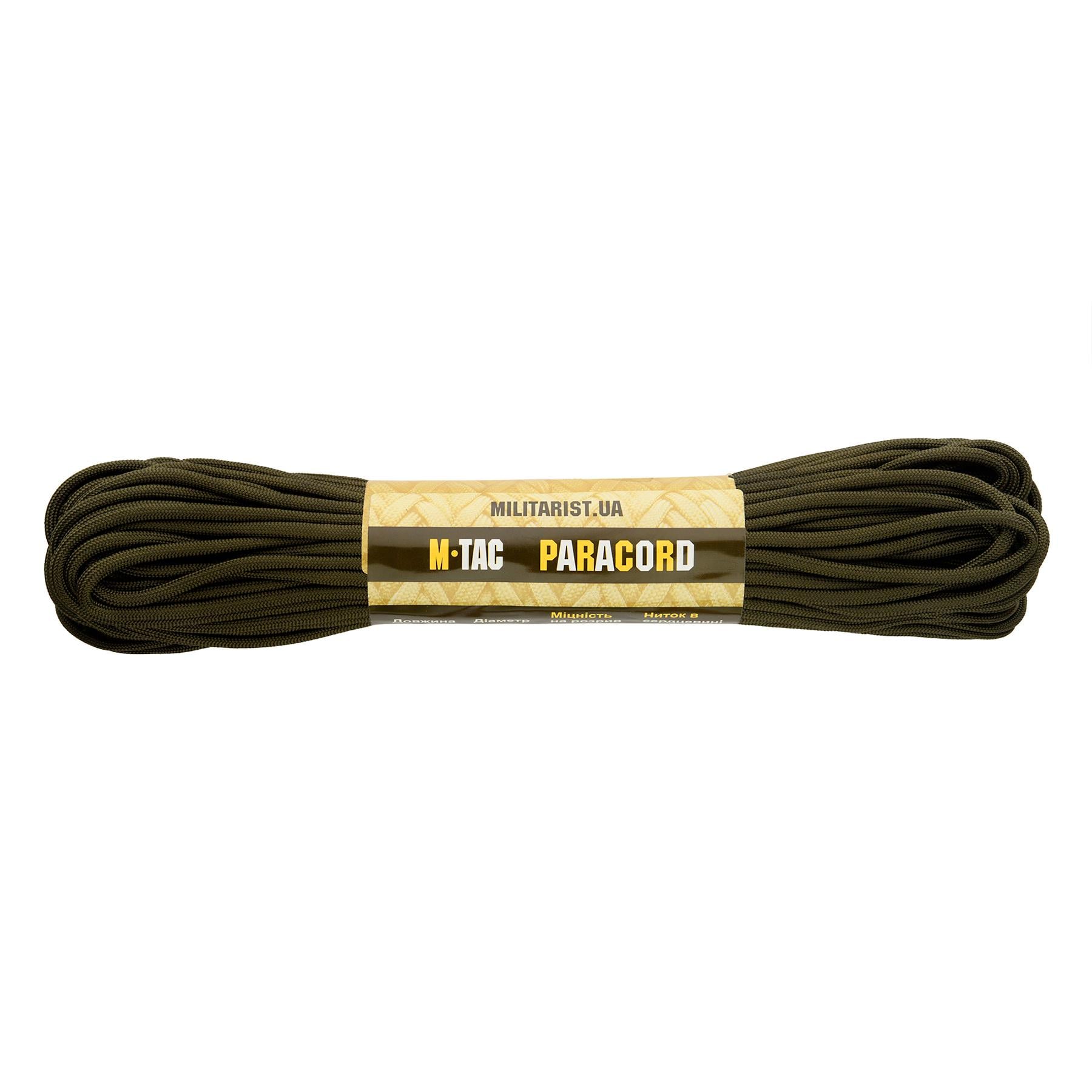 Паракорд M-Tac 550 type III 30 м OD Green