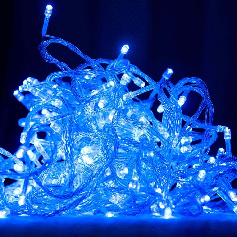 Гирлянда светодиодная 500LED 25 м Синий (000019187)