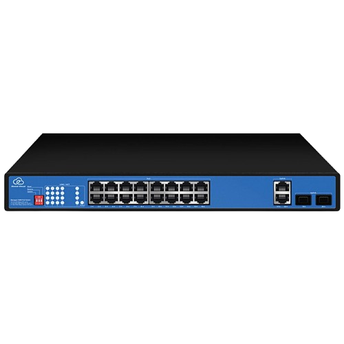 Коммутатор Ewind EW-ES2020CF-AP неуправляемый 20-портовый Gigabit Ethernet PoE IEEE 802.3af/at для настольной установки (EW-ES2020CF-AP)
