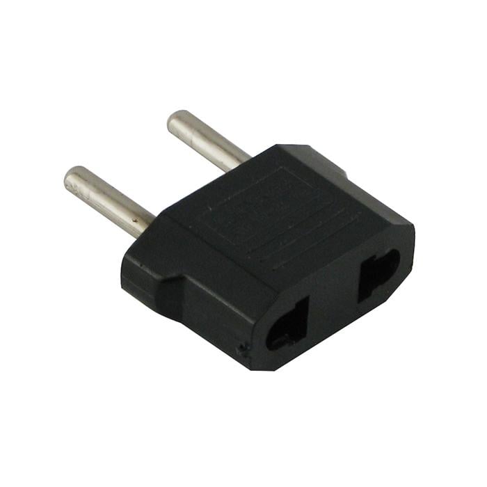 Переходник с китайской на евро розетку Черный