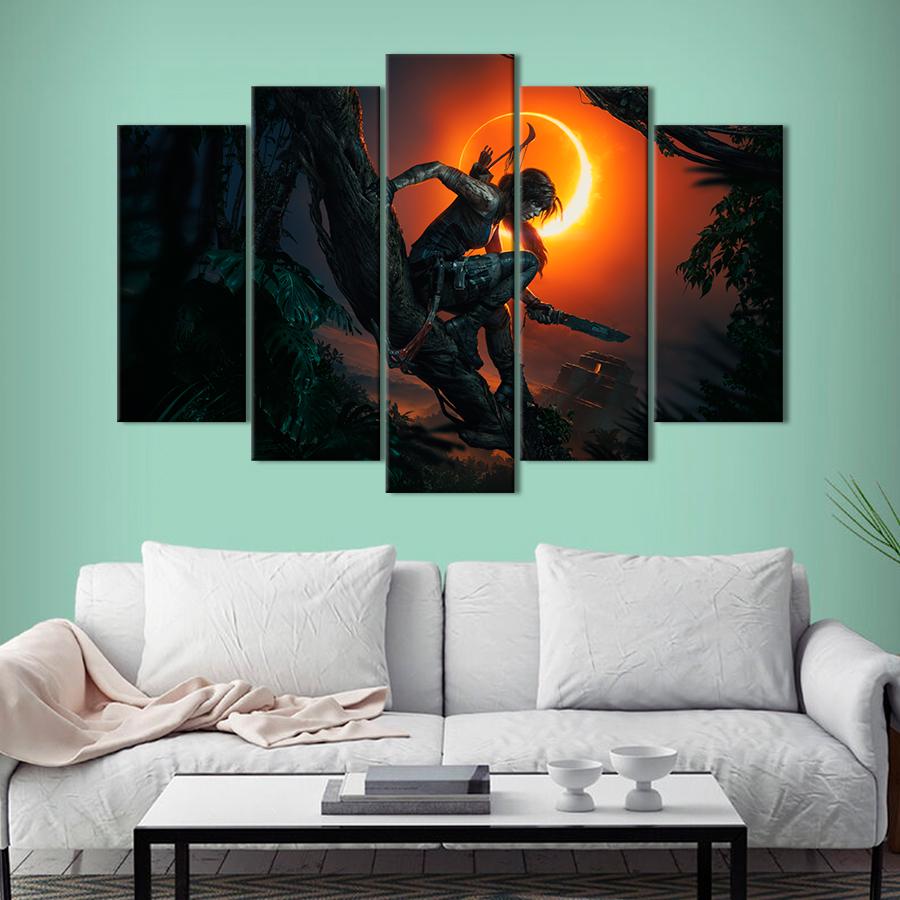 Настенний декор Восхитительная Лара Крофт Shadow of the Tomb Raider 187x119 см (A202-5)