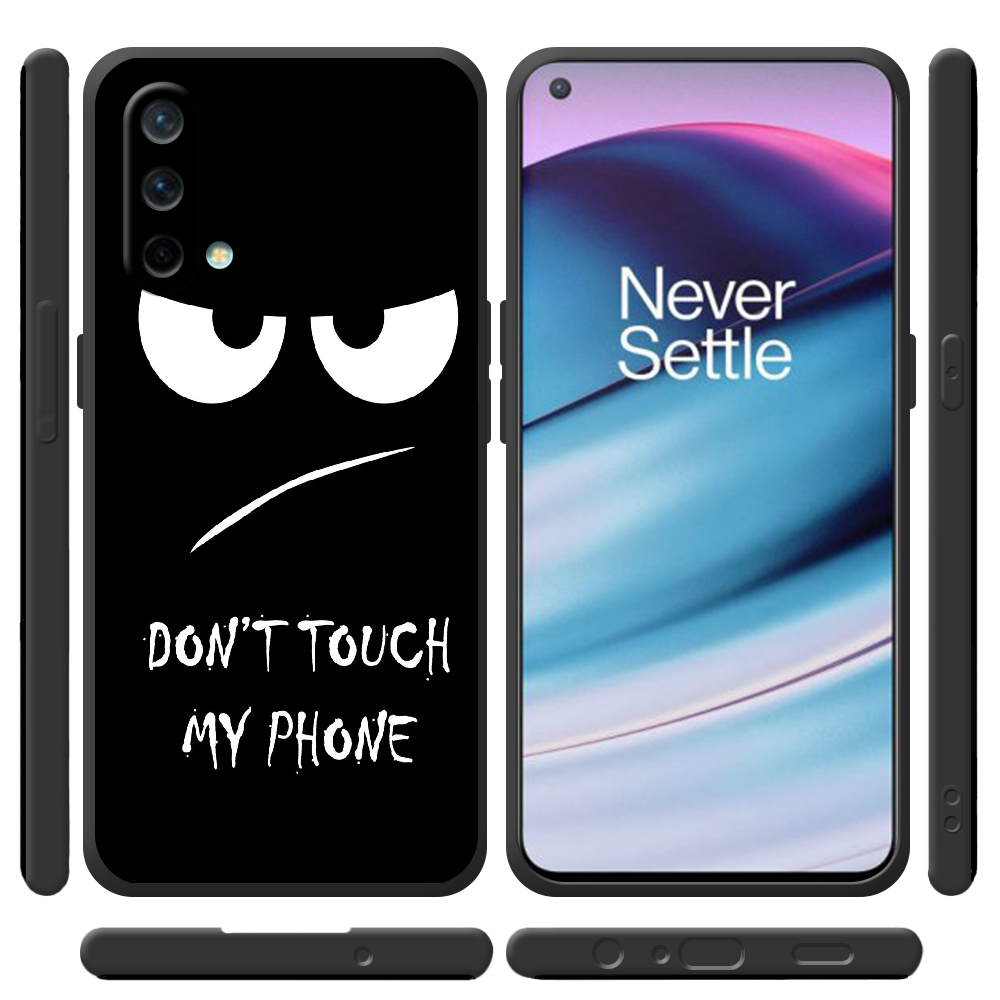 Чехол BoxFace OnePlus Nord CE 5G Don't Touch my Phone Черный силикон (44513-up535-44510) - фото 2