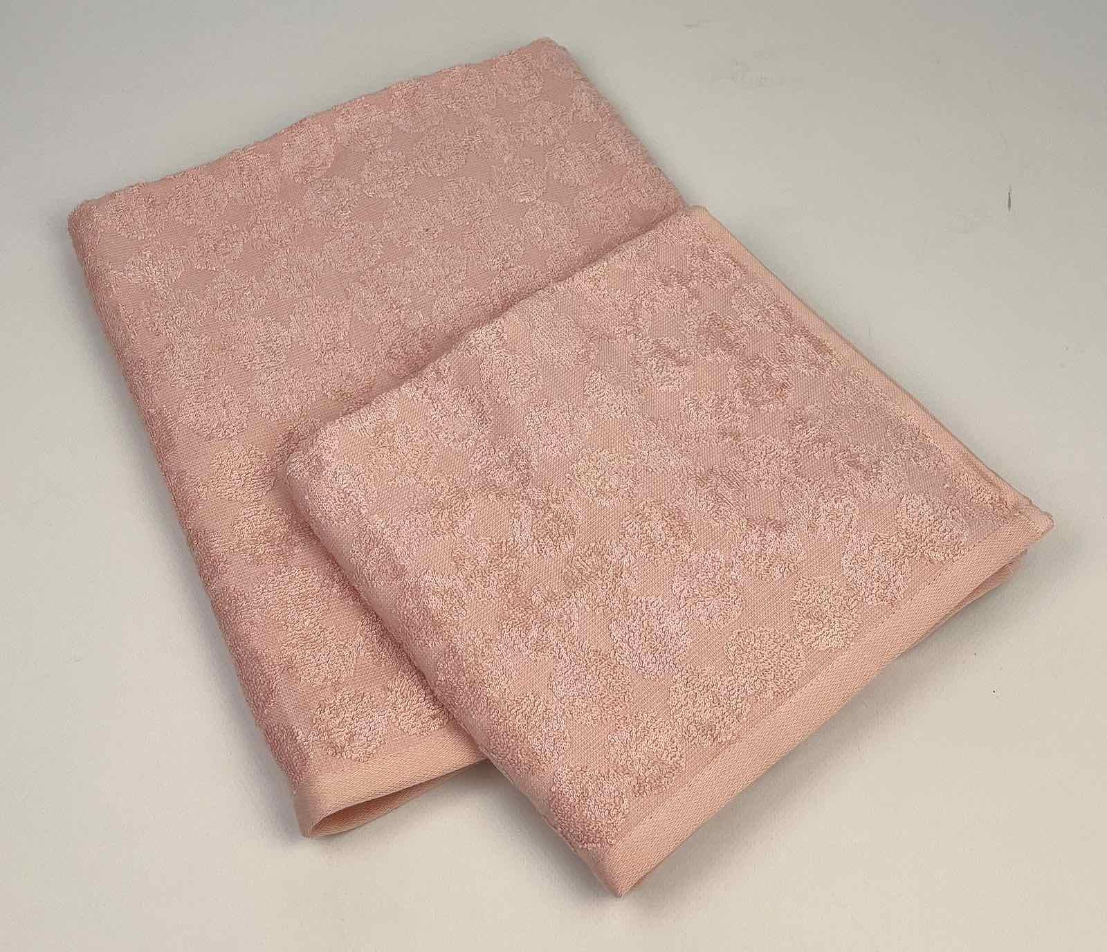 Набір рушників Altinbasak Linny 2 шт. Рожевий (CN28301) - фото 1 Набір рушників Altinbasak Linny 2 шт. Рожевий (CN28301) - фото 1