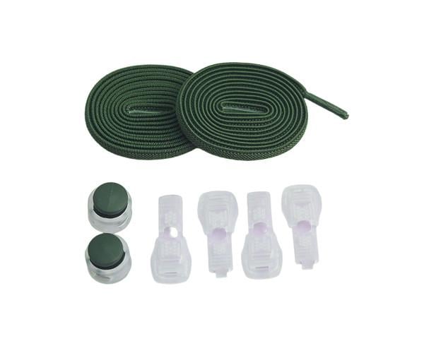 Шнурки еластичні із регульованою пряжкою без зав'язок 1 м Темно-зелений - фото 1 Шнурки еластичні із регульованою пряжкою без зав'язок 1 м Темно-зелений - фото 1