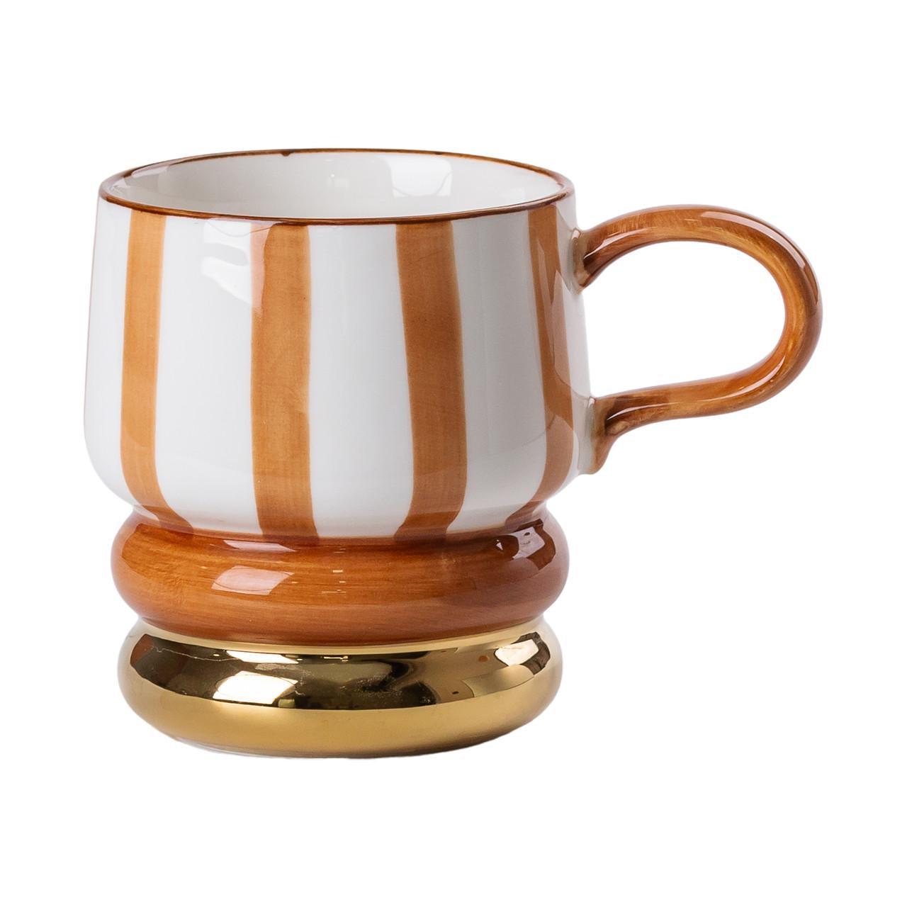 Чайный сервиз на 6 персон с керамической подставкой Шоколад - фото 3 Чайный сервиз на 6 персон с керамической подставкой Шоколад - фото 3