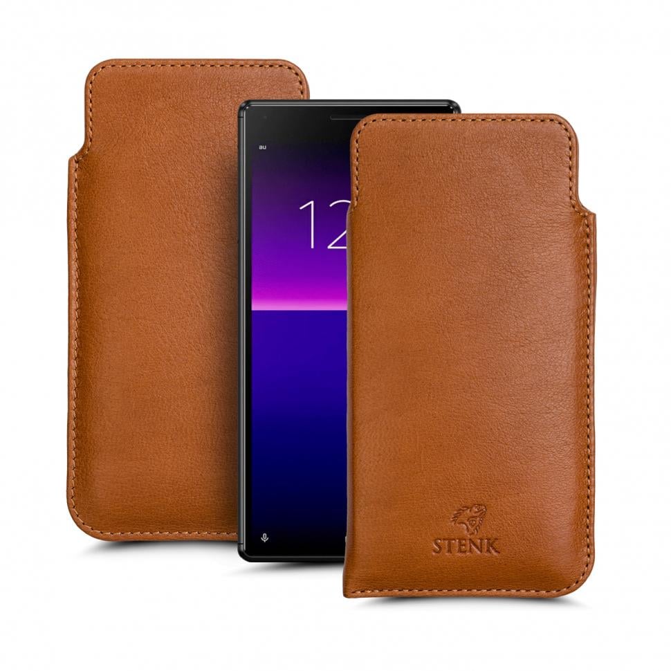 Футляр Stenk Elegance для Sony Xperia 8 Camel (66061)