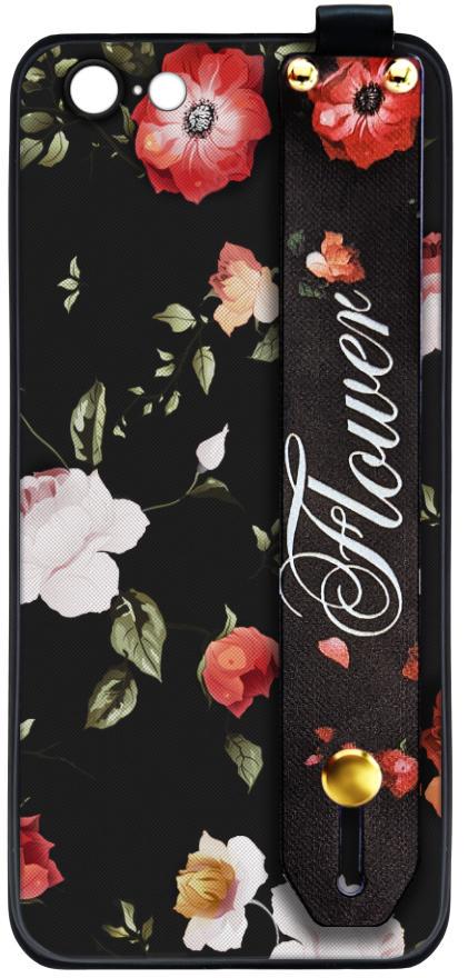 Чехол SHLab iPhone 6 Plus / 6S Plus Flower Black (с подставкой) (27086)