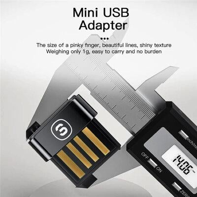 Адаптер Essager Mini Bluetooth USB 5.0 Черный (610975) - фото 4 Адаптер Essager Mini Bluetooth USB 5.0 Черный (610975) - фото 4