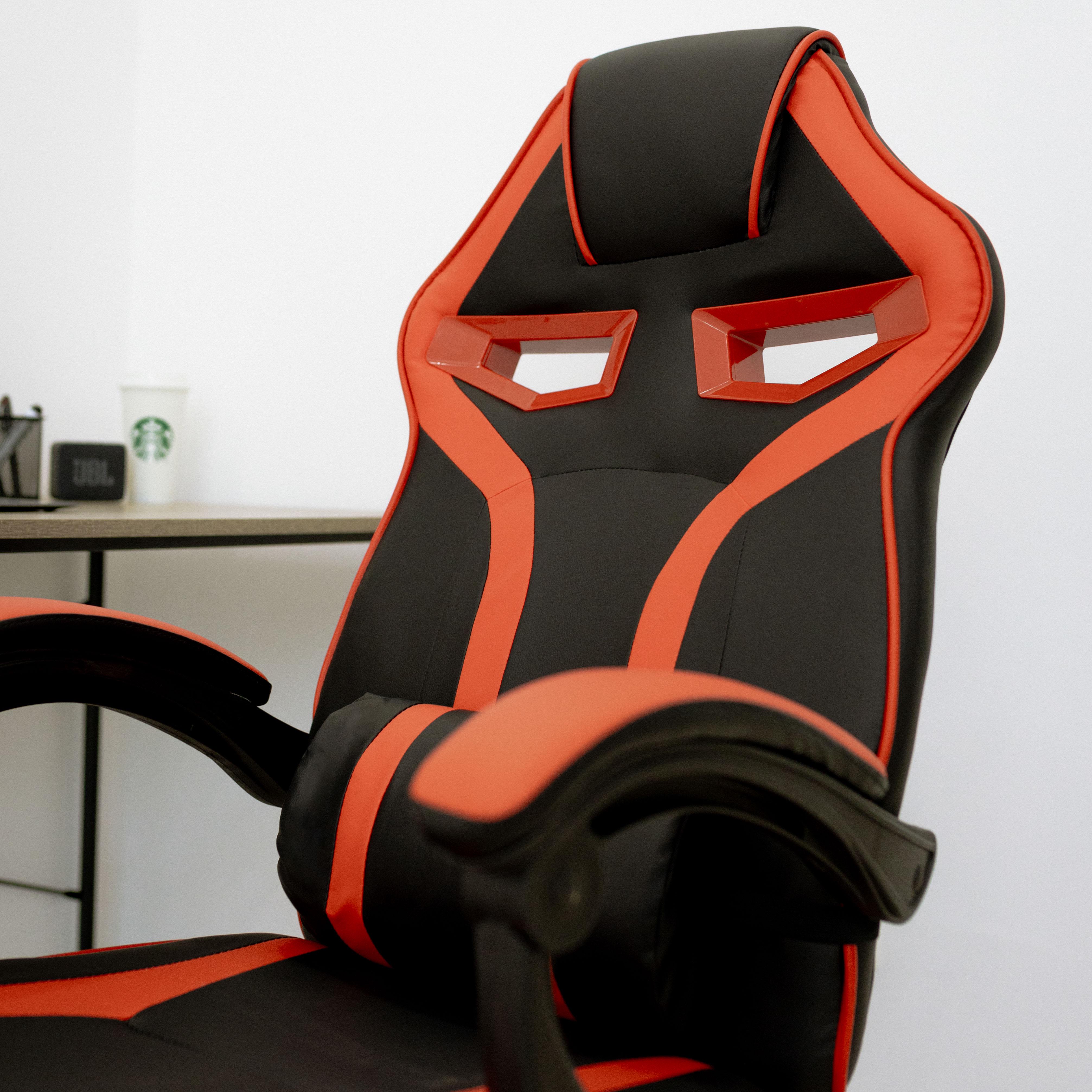 Крісло комп'ютерне геймерське 4Points NT з подушками для дома та офісу Червоний (40017) - фото 8 Крісло комп'ютерне геймерське 4Points NT з подушками для дома та офісу Червоний (40017) - фото 8