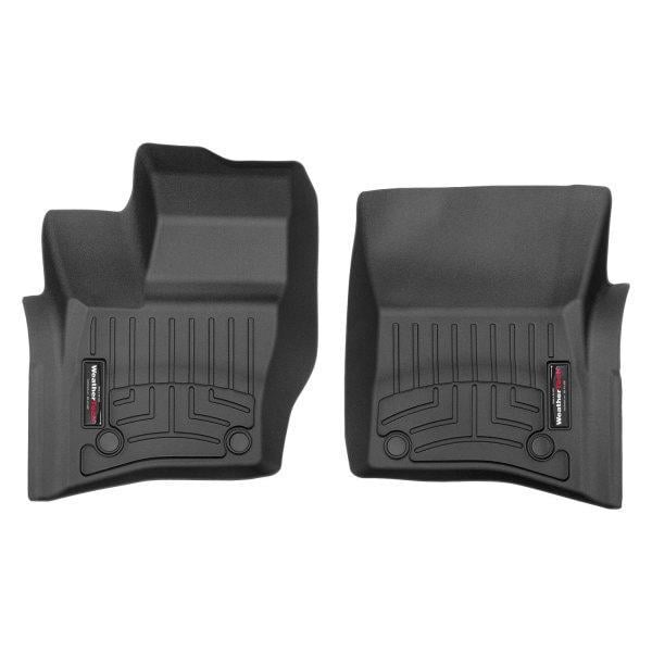 Килимки в салон WeatherTech для Land Rover Defender 2020- передні з бортиком Чорний (4416291)