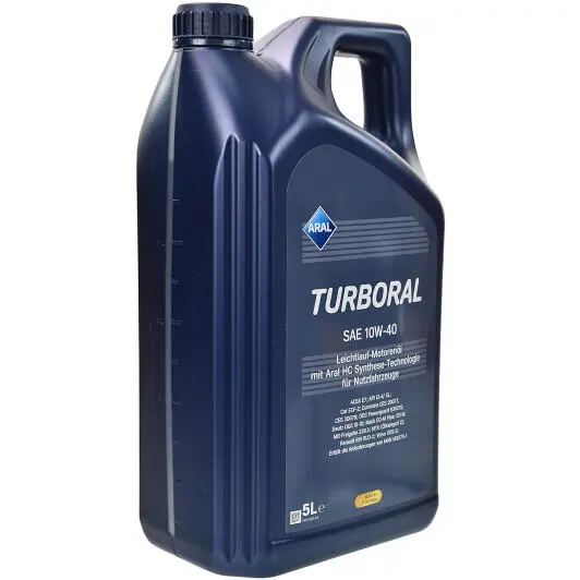 Моторное масло ARAL Turboral 10W-40 5 л (15f45c)