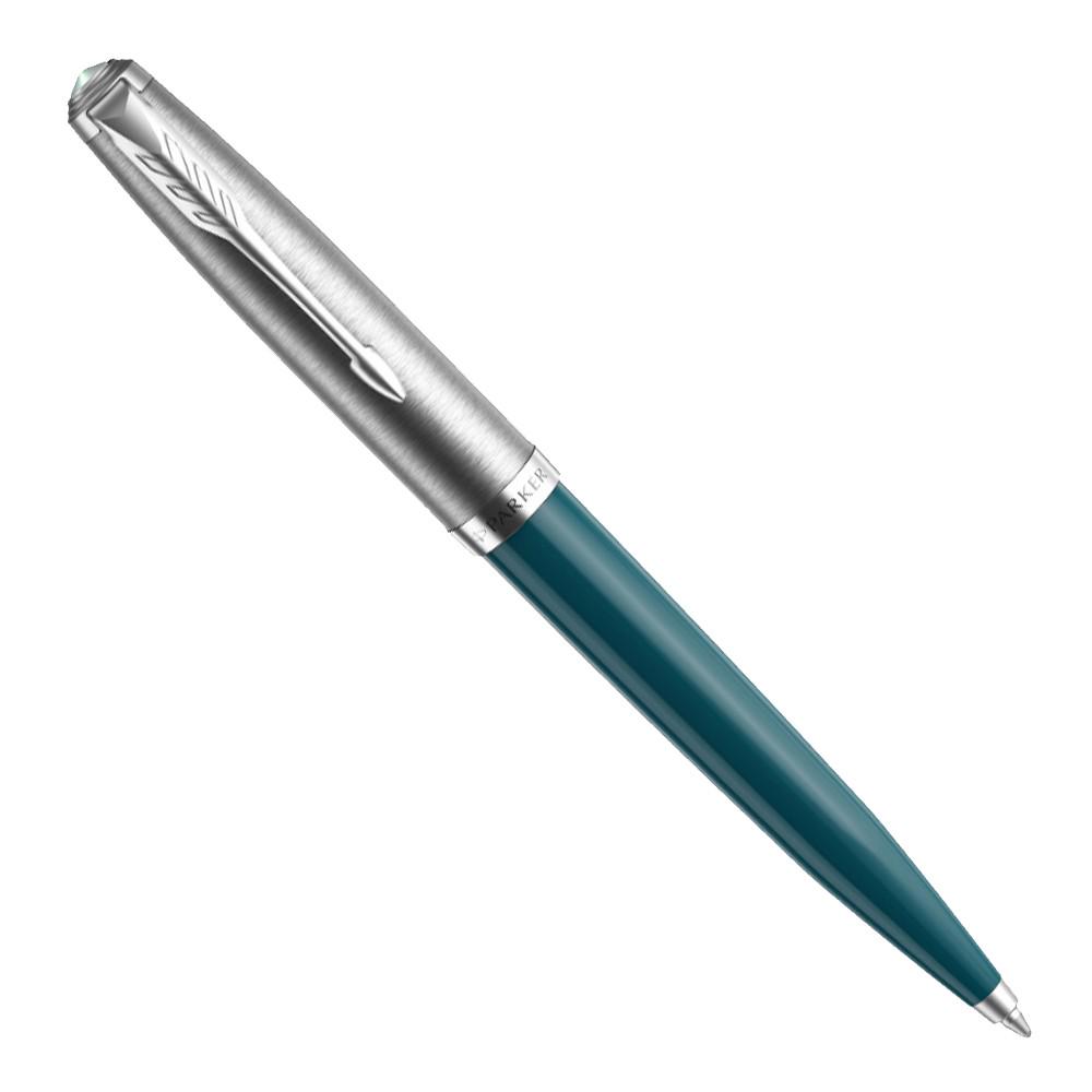 Ручка шариковая Parker 51 Teal Blue - фото 1