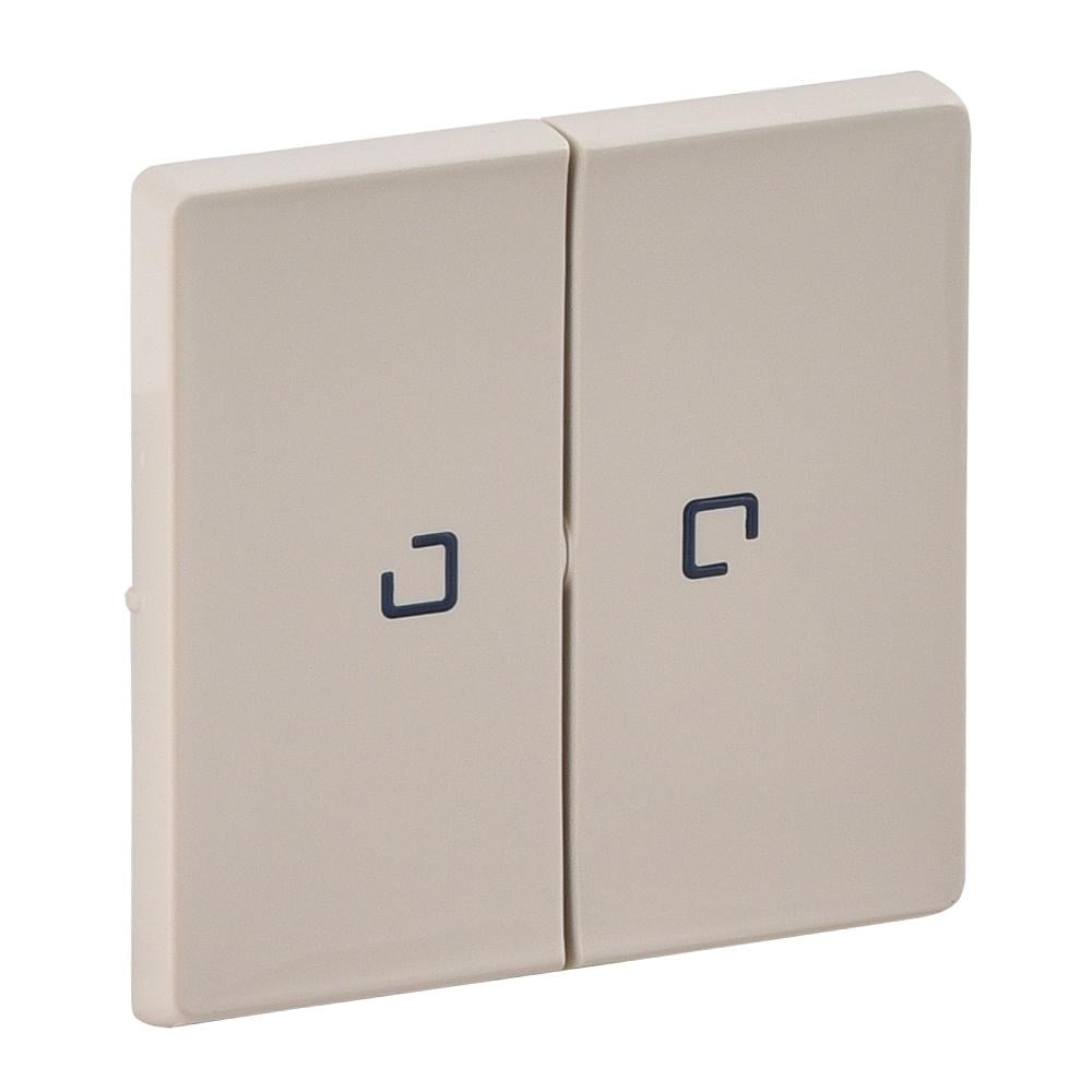 Клавиша двухклавишного выключателя Legrand Valena life с подсветкой Слоновая кость (755221)