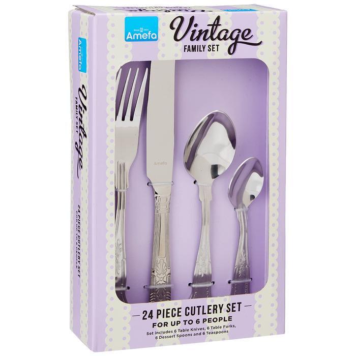 Набор столовых приборов Amefa Kings Vintage на 6 персон. Набор столовых приборов Amefa Kings Vintage на 6 персон.