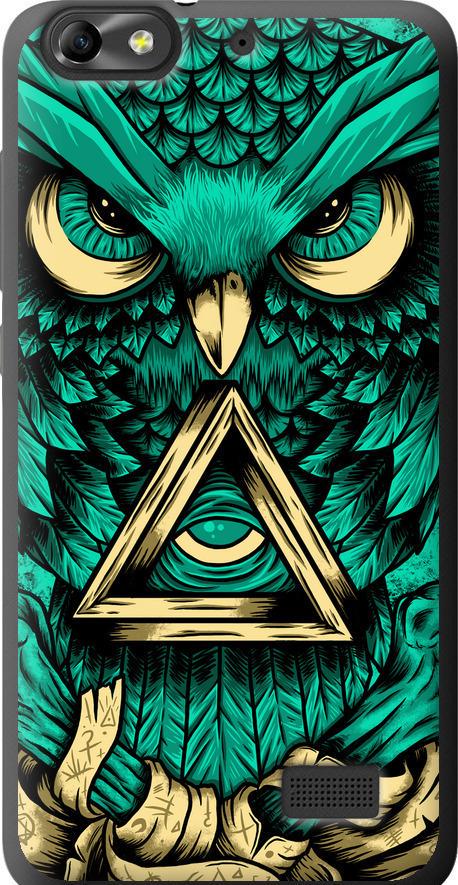 Чехол на Huawei Honor 4C Сова Арт-тату (3971u-183-42517)