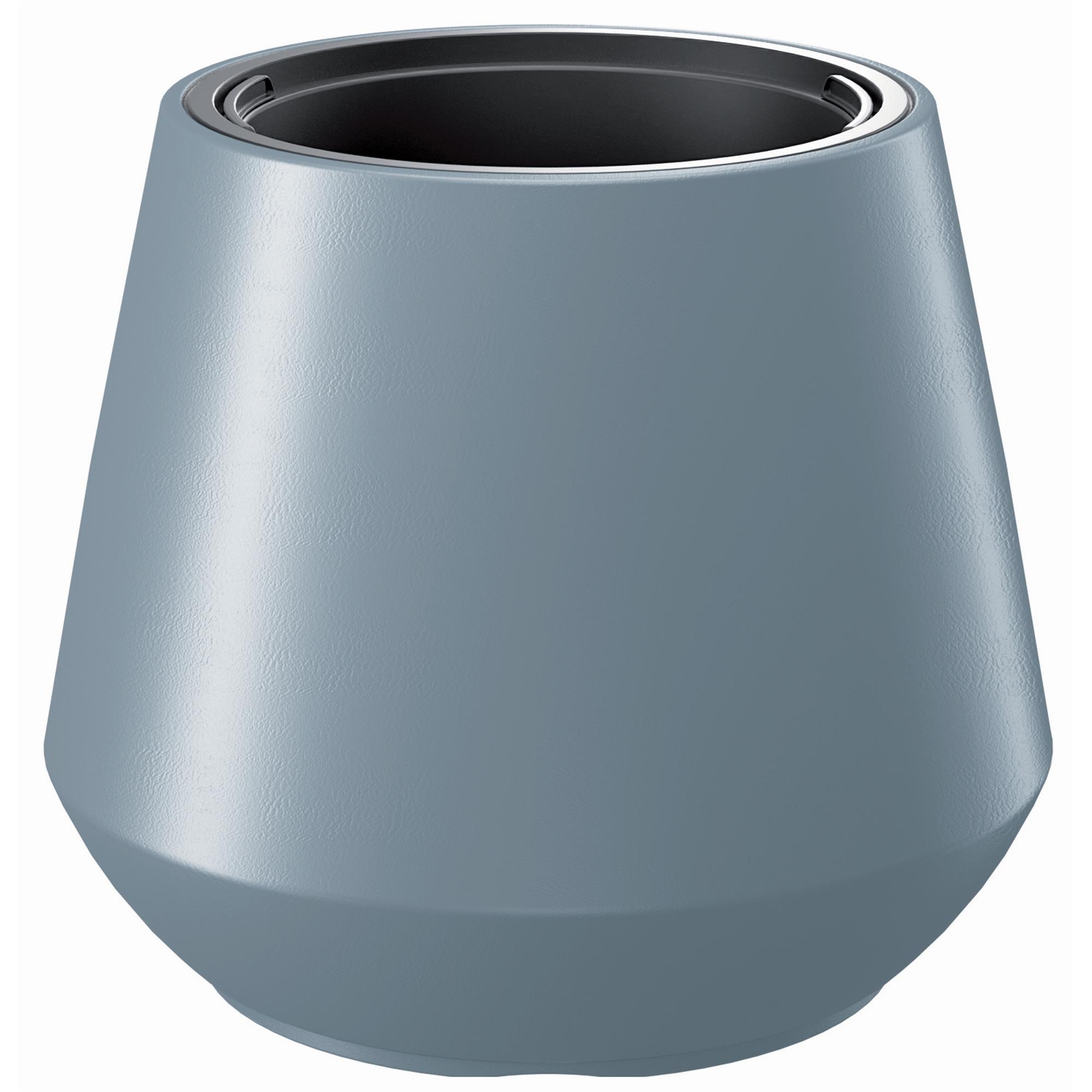 Горшок для цветов Prosperplast HEOS 39х35 см с вкладышем Серый (89359-443)