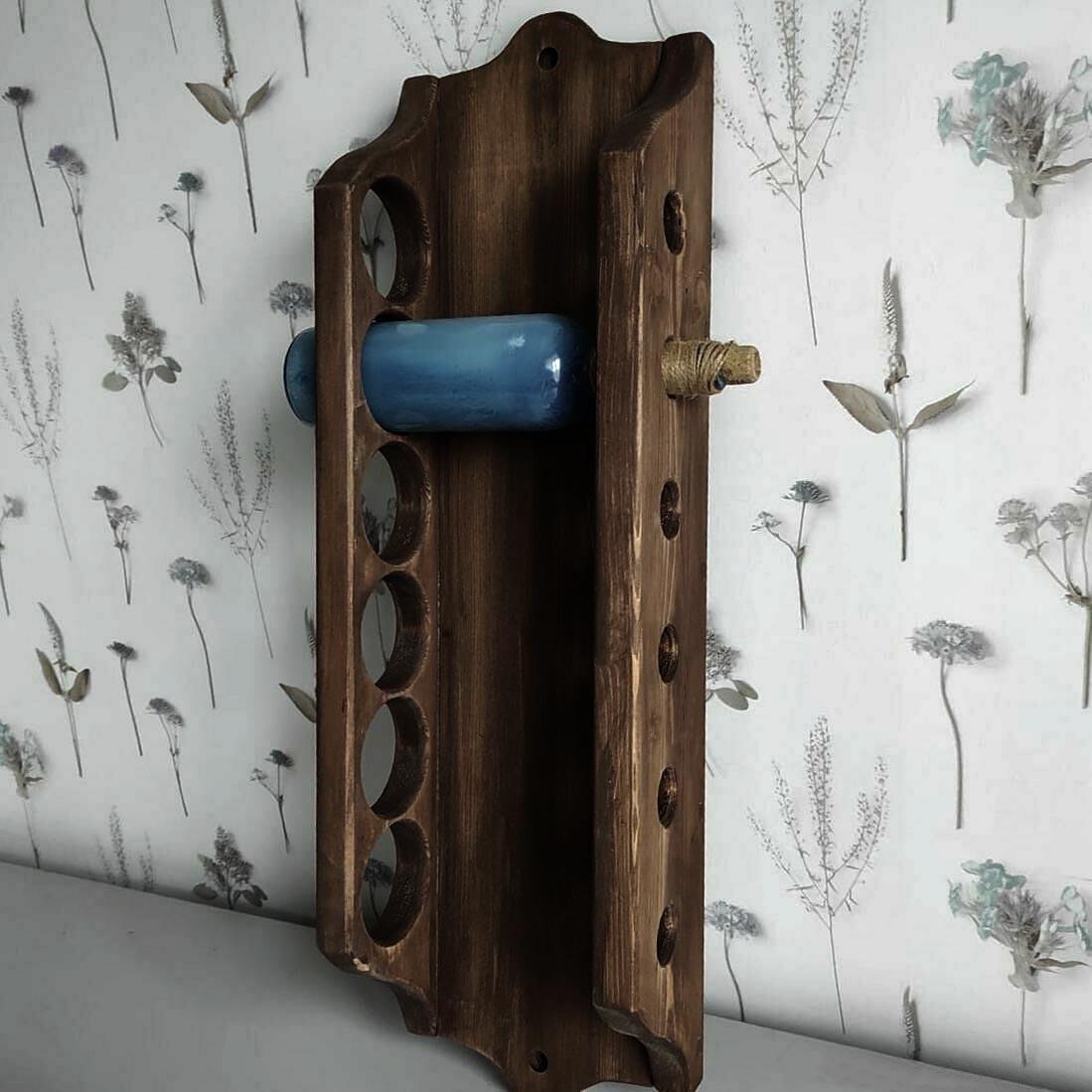 Полка для вина настенная из дерева Отофу Робуста (ПНК-013336)