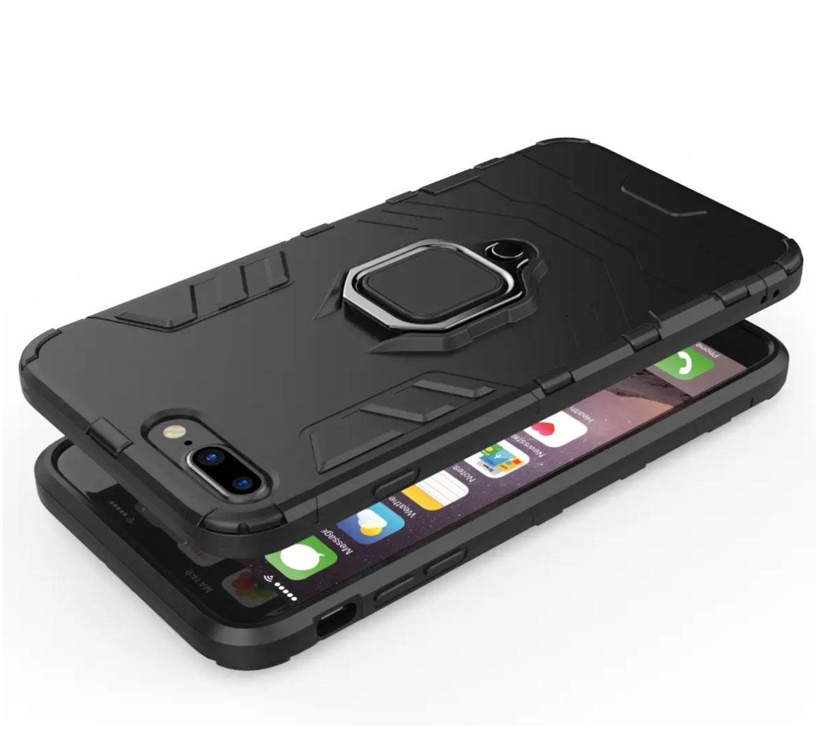 Чехол бампер Primolux Ring Armor для Apple iPhone 7 Plus / iPhone 8 Plus - Black - фото 4