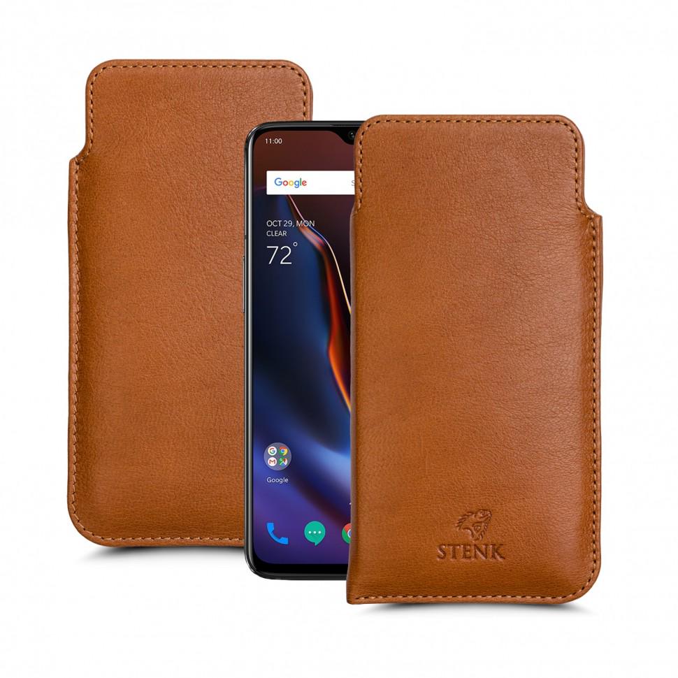 Футляр Stenk Elegance для OnePlus 6T Коричневий (62427)