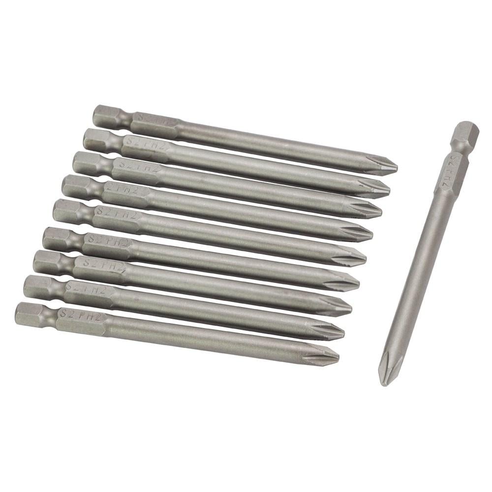 Набор бит Sigma PН2x90 мм 1/4" 10 шт. S2 (4010241)