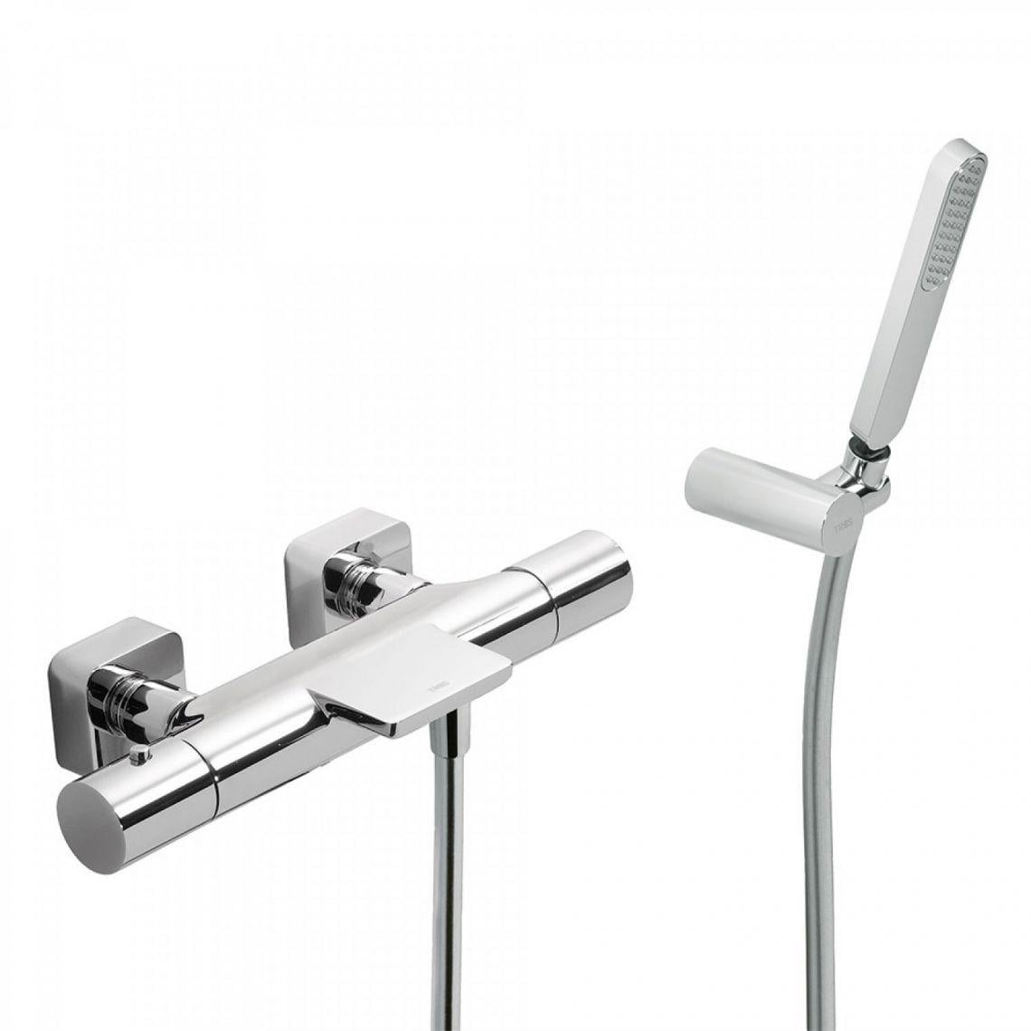 Смеситель для ванны Tres Loft 20017409 с термостатом Хром (142754) Смеситель для ванны Tres Loft 20017409 с термостатом Хром (142754)
