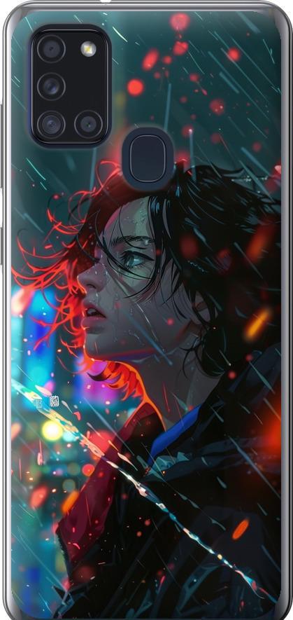 Чехол на Samsung Galaxy A21s A217F Ночные огни (6096t-1943-42517)