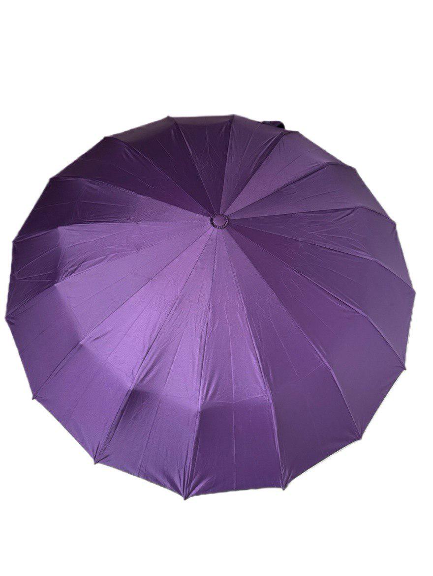 Парасолька-автомат Toprain Umbrella однотонна 16 спиць зі сріблом під куполом Фіолетовий (4016) - фото 4 Парасолька-автомат Toprain Umbrella однотонна 16 спиць зі сріблом під куполом Фіолетовий (4016) - фото 4