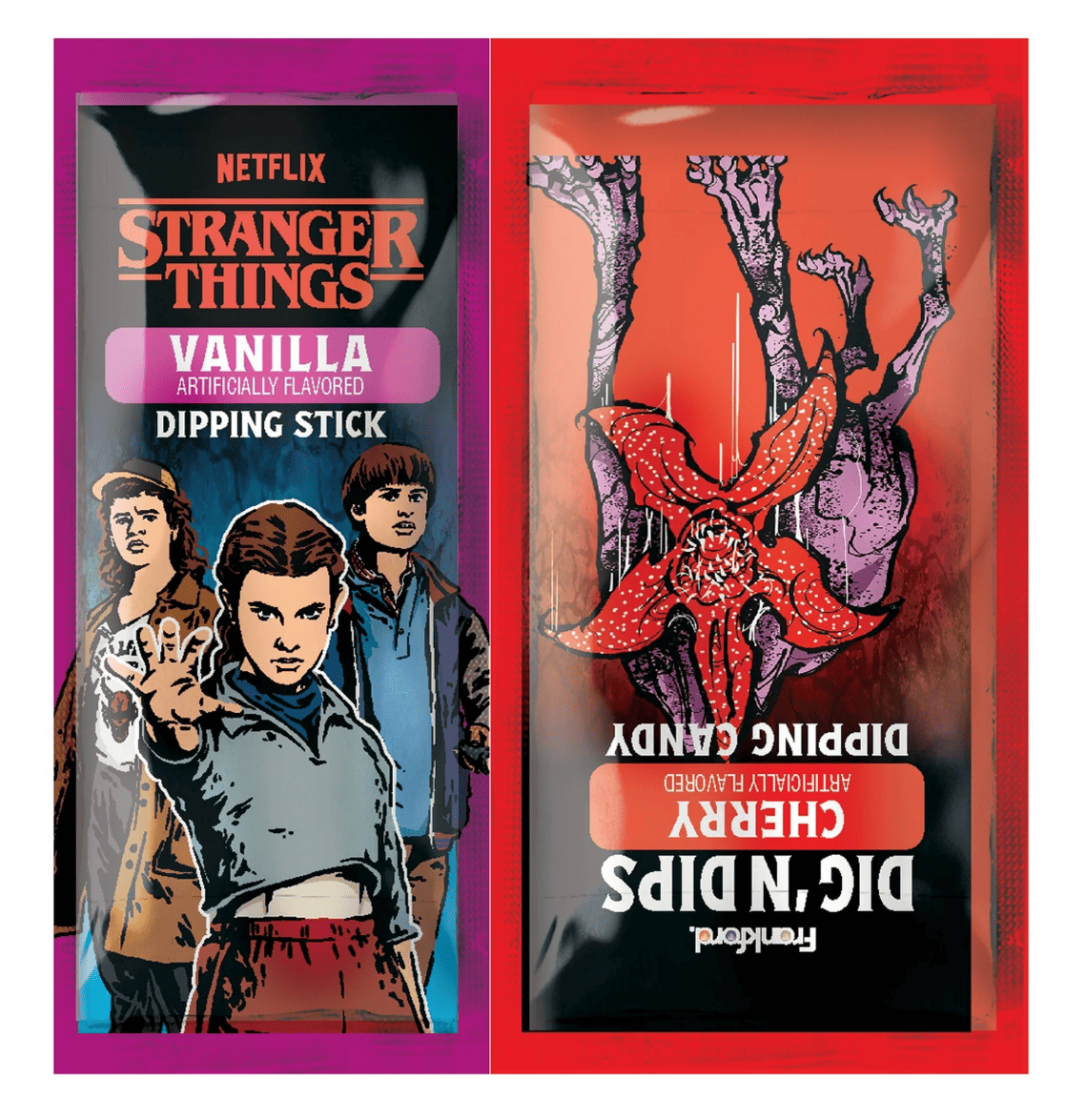 Цукерка Frankford Stranger Things Dig N' Dips Halloween Candy 8 г (2867055659)