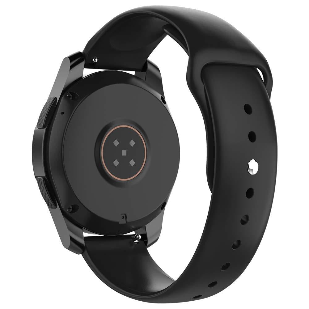 Ремешок силиконовый BeWatch для смарт часов 22 мм Черный (1020301) - фото 3