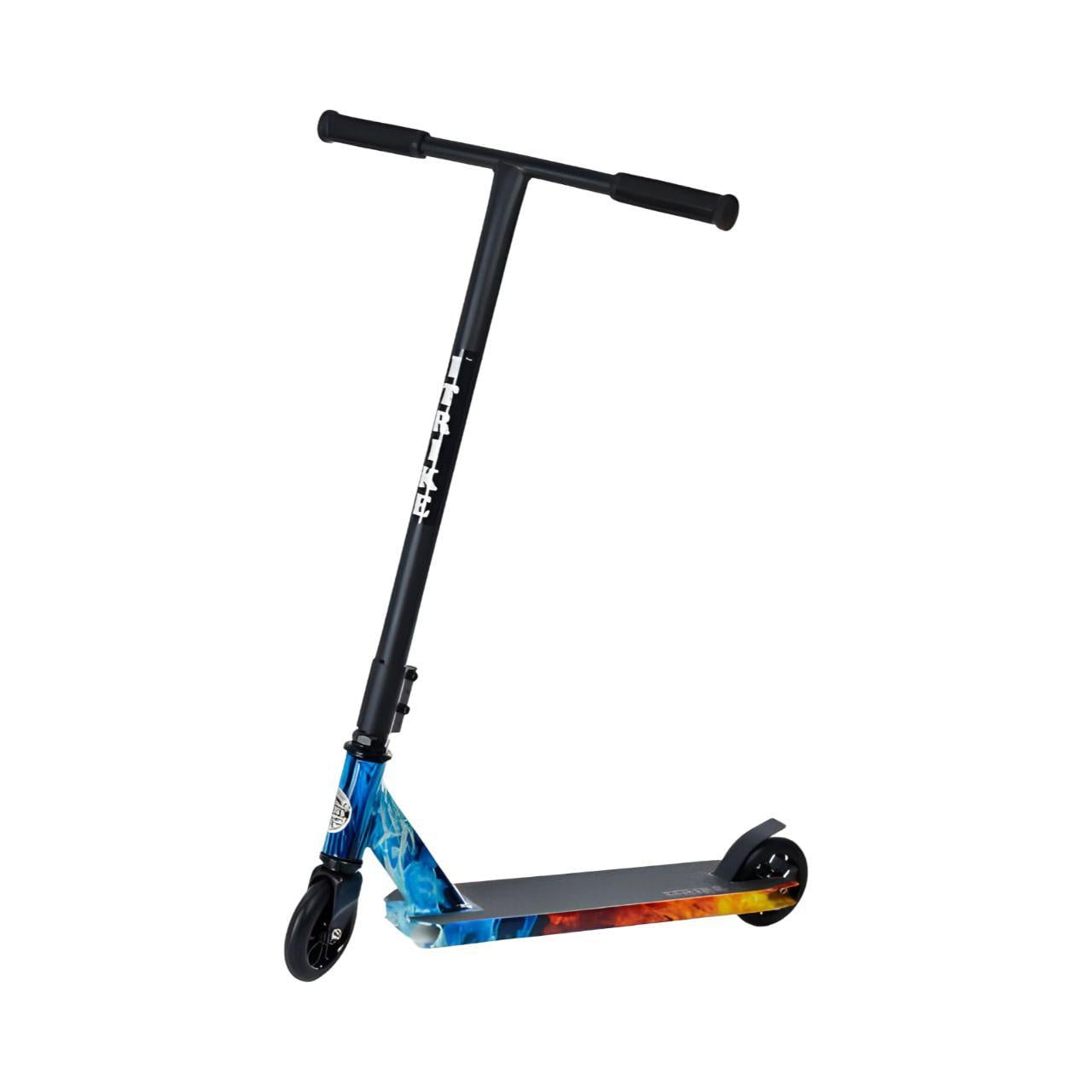 Самокат трюковый SR 2-064-5-WP6 с цветным принтом алюминий/сталь Черный (26159876)