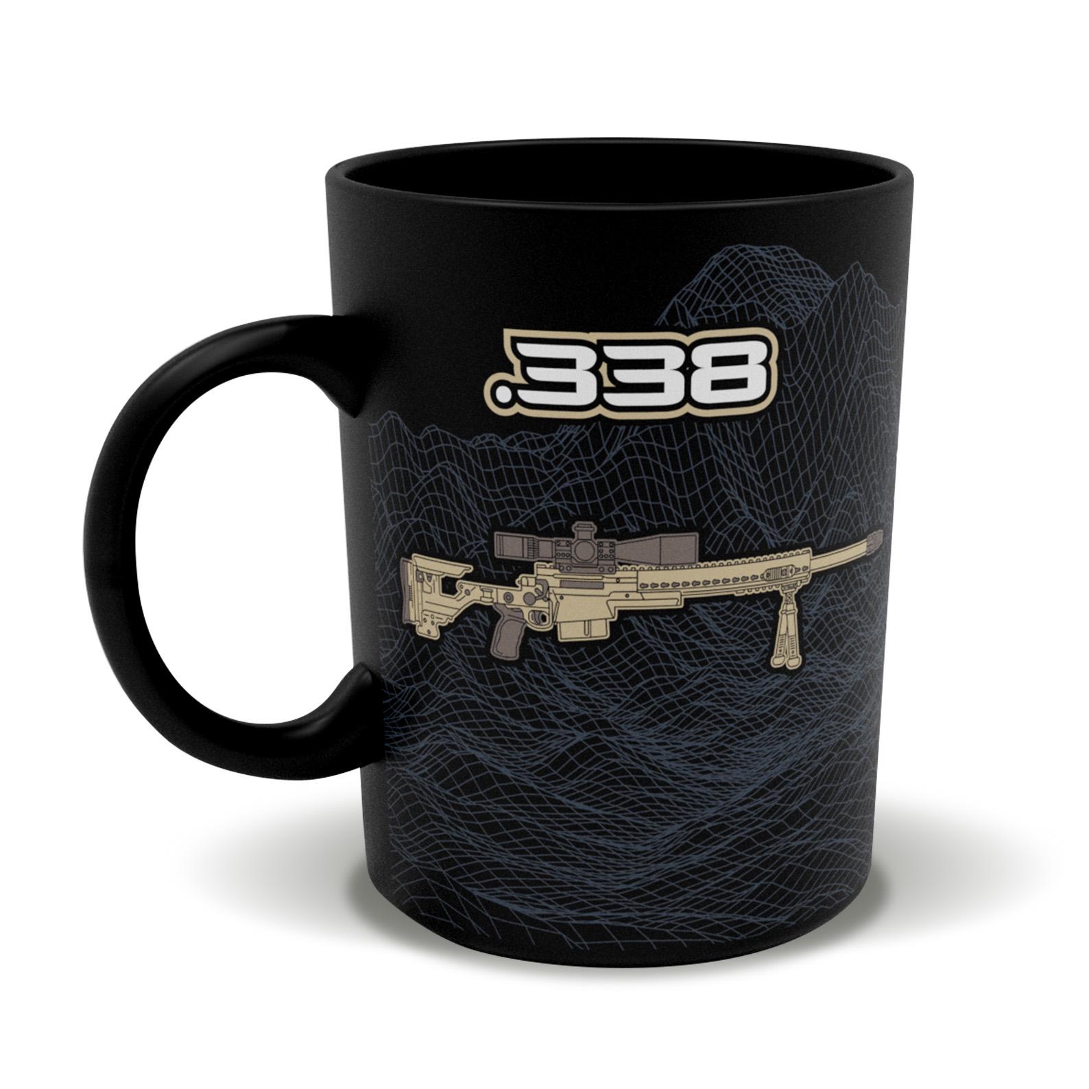 Чашка керамічна MILITARY BLACK COFFEE COMPANY 338 400 мл