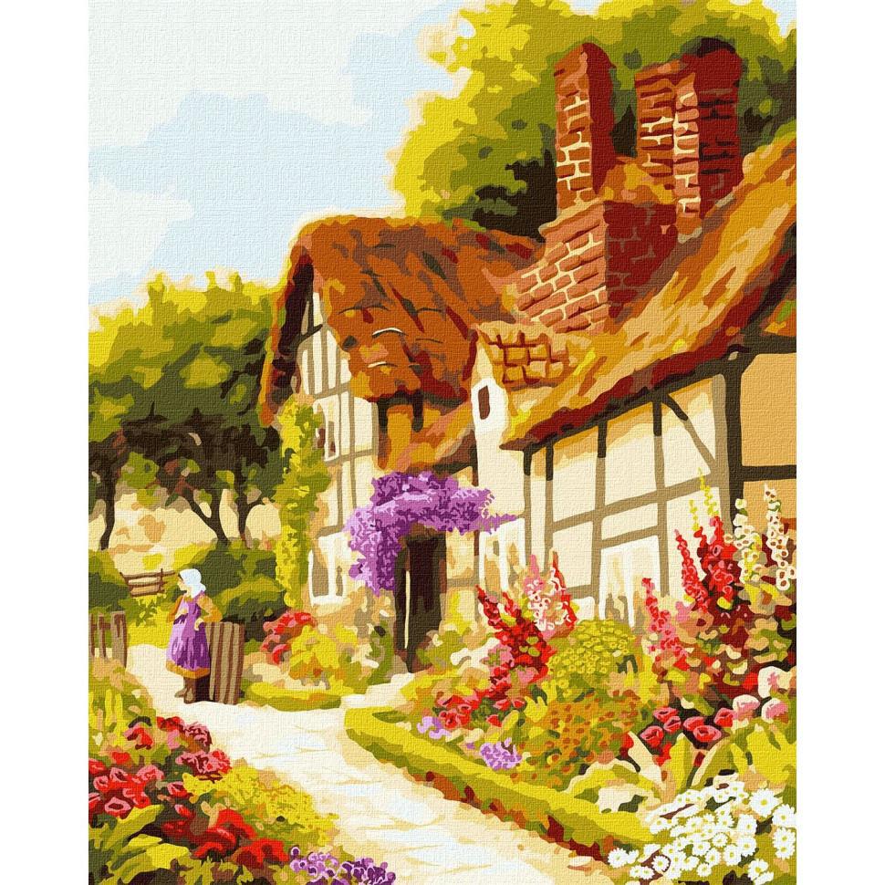 Картина по номерам Идейка Сказочный дом 40x50 см (KHO2200)