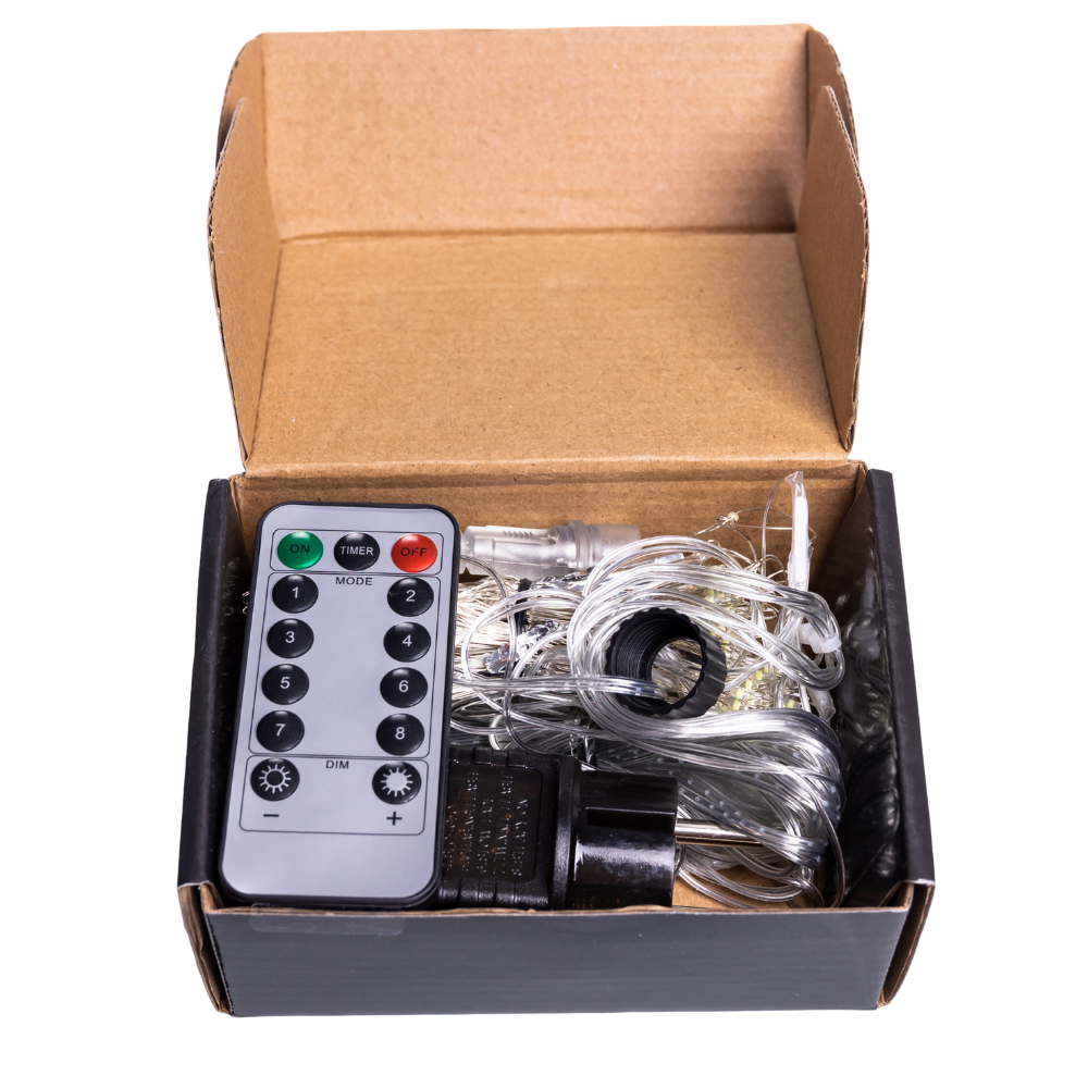 Гирлянда новогодняя D400LED2MY Хвойная лапа 3х2 м 400 LED Желтый свет (30123463) - фото 3 Гирлянда новогодняя D400LED2MY Хвойная лапа 3х2 м 400 LED Желтый свет (30123463) - фото 3