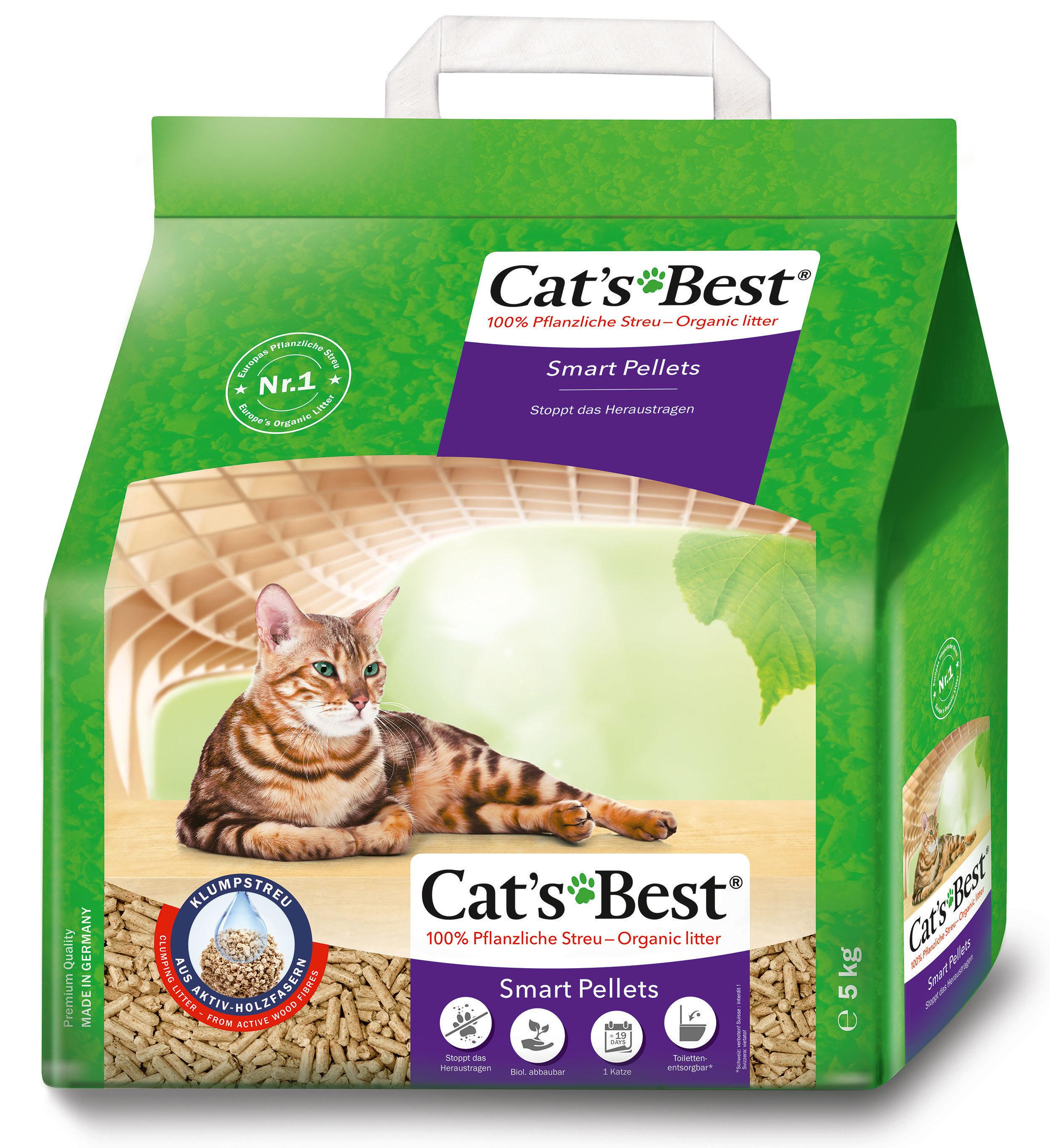 Наполнитель для кошек Rettenmaier Cats Best Smart Pellets 10 л Наполнитель для кошек Rettenmaier Cats Best Smart Pellets 10 л