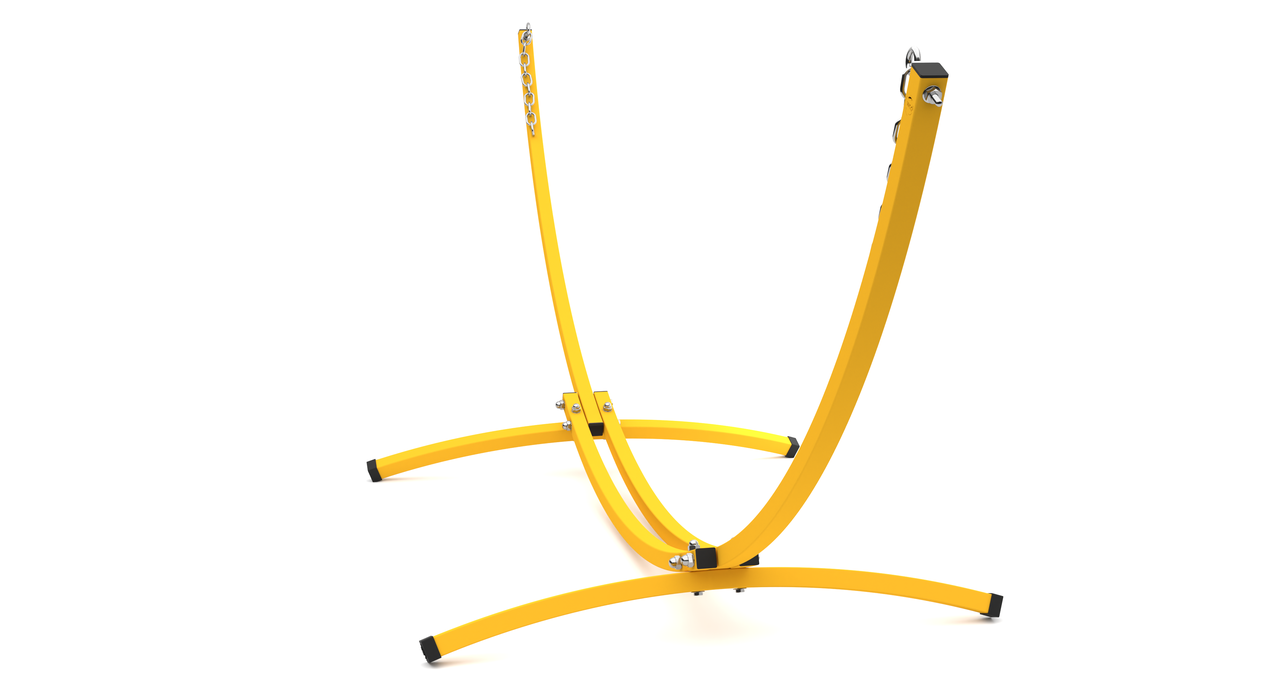 Стійка для двомісного гамака WCG металева з кріпленням для дому/дачі/саду Жовтий (WCGR-YL1) - фото 4