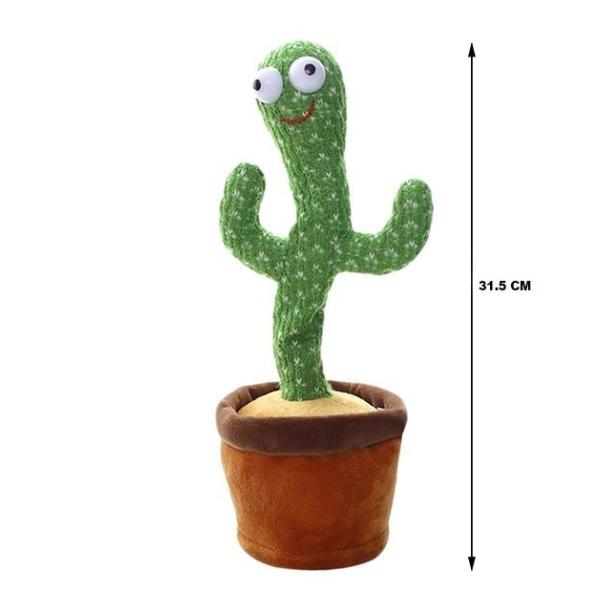 Танцююча іграшка з підсвічуванням Dancing Cactus 31,5 см (6007) - фото 4