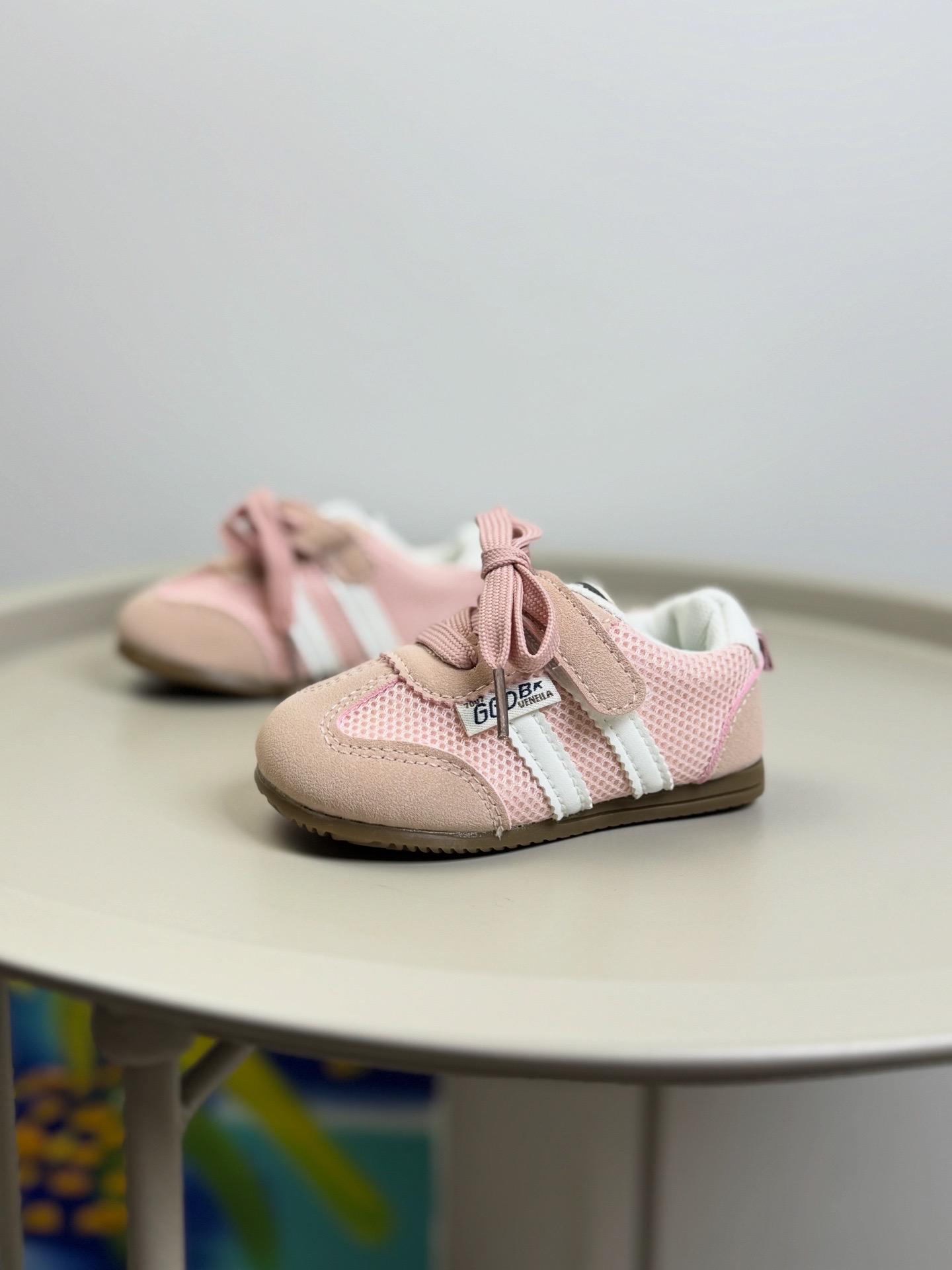 Кроссовки детские 1591 р. 19 Розовый (29079945)