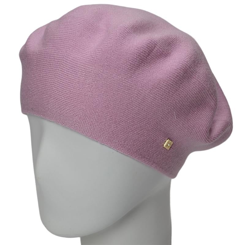Берет женский Novita Лизи вискозный Лиловый (163975)