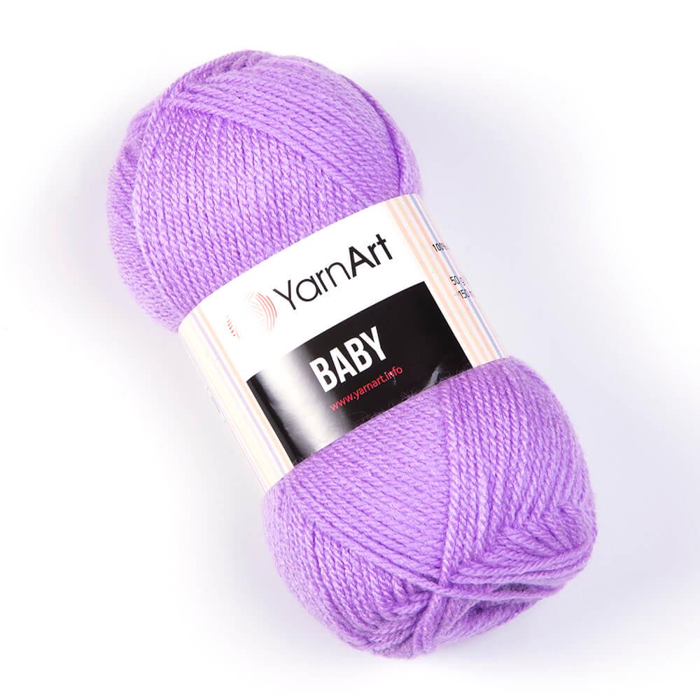 Пряжа YarnArt Baby 9560 Сиреневый (6034)