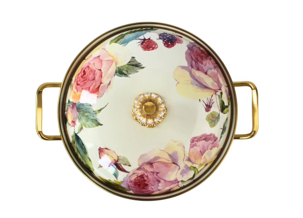 Каструля емальована PEONY Elmani з кришкою 3,8 л 20 см (763-004) - фото 4