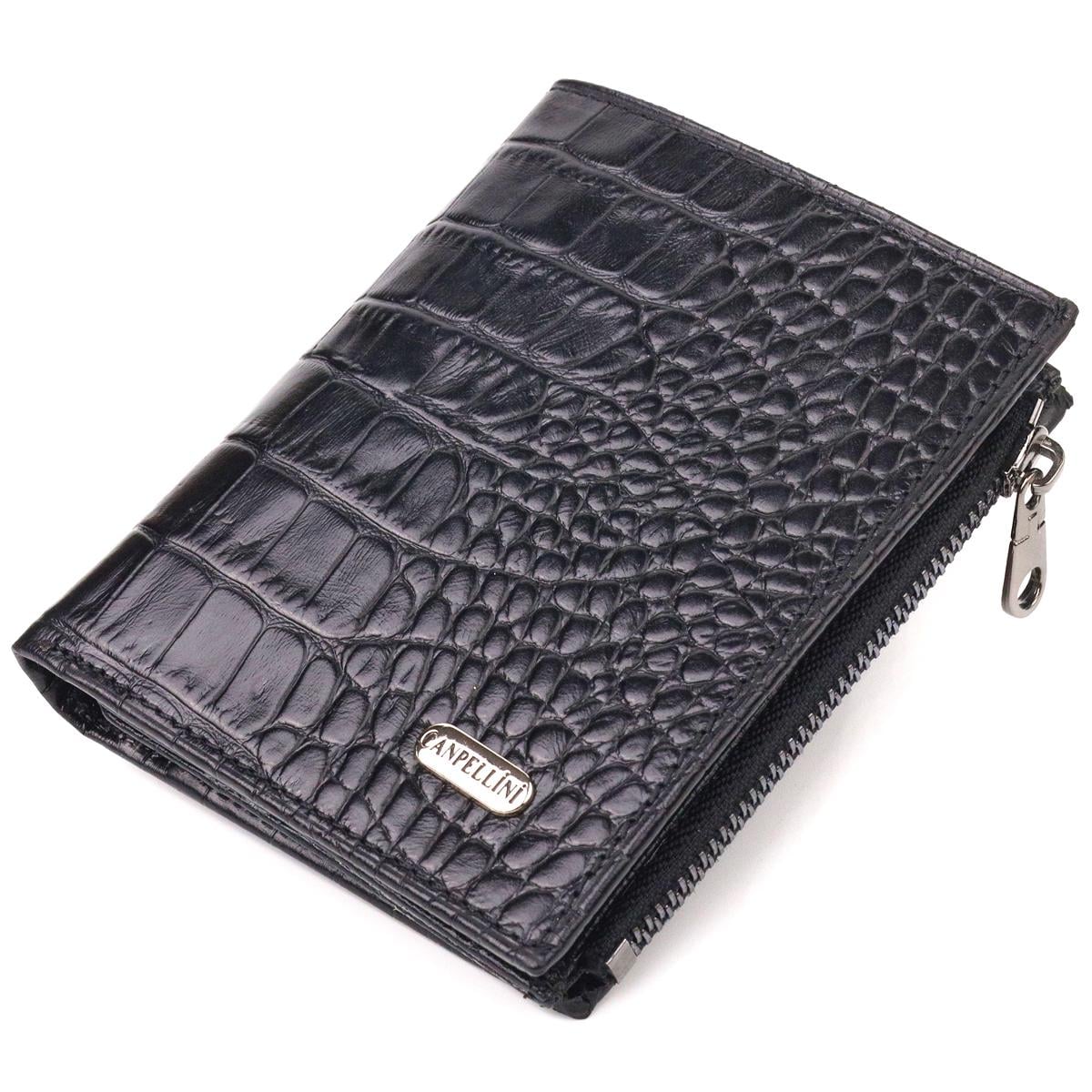 Кошелек кожаный женский Canpellini Purse 21673 Черный (55452)