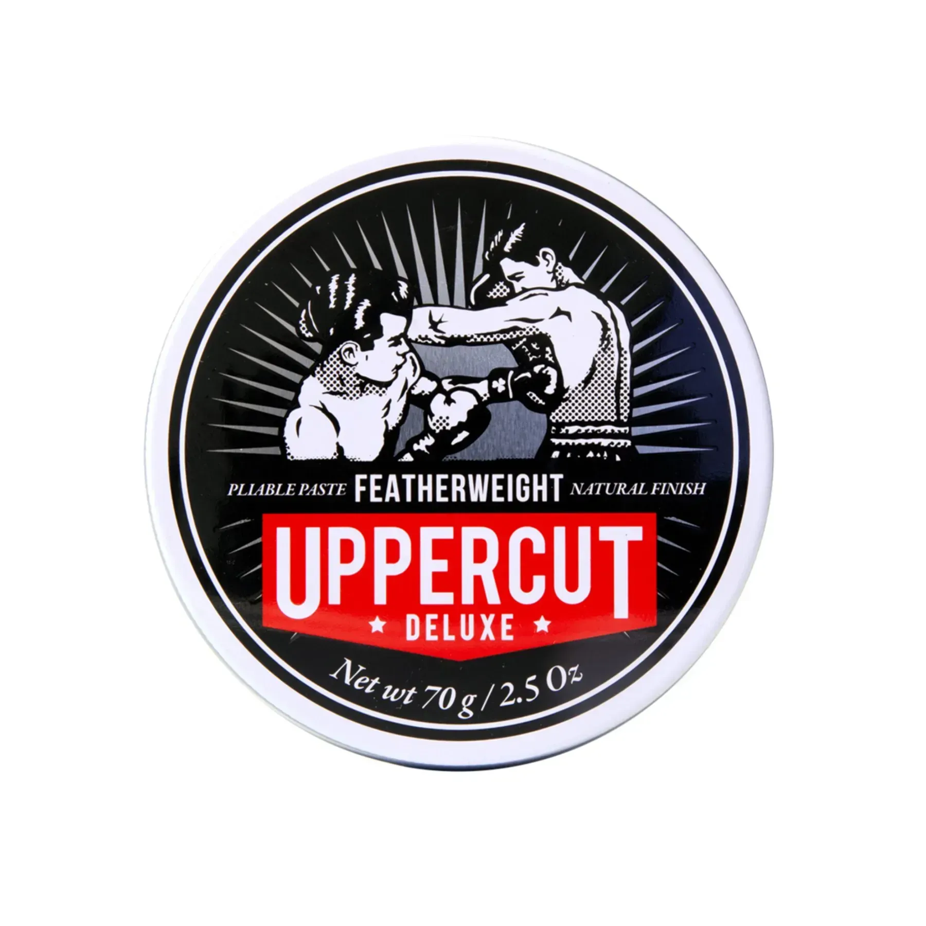 Паста для укладання волосся чоловіча матова Uppercut Deluxe Featherweight середньої фіксації 70 г