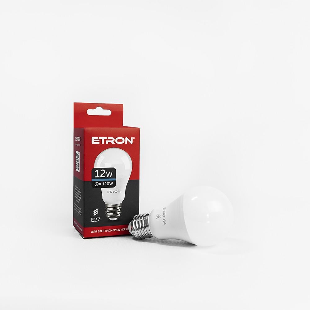 Лампа LED ETRON Light 1-ELP-093 A60 12W 6500K E27